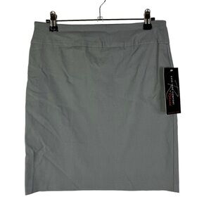 Rekucci Gray Comfort Perfect Stretch Pencil Skirt S